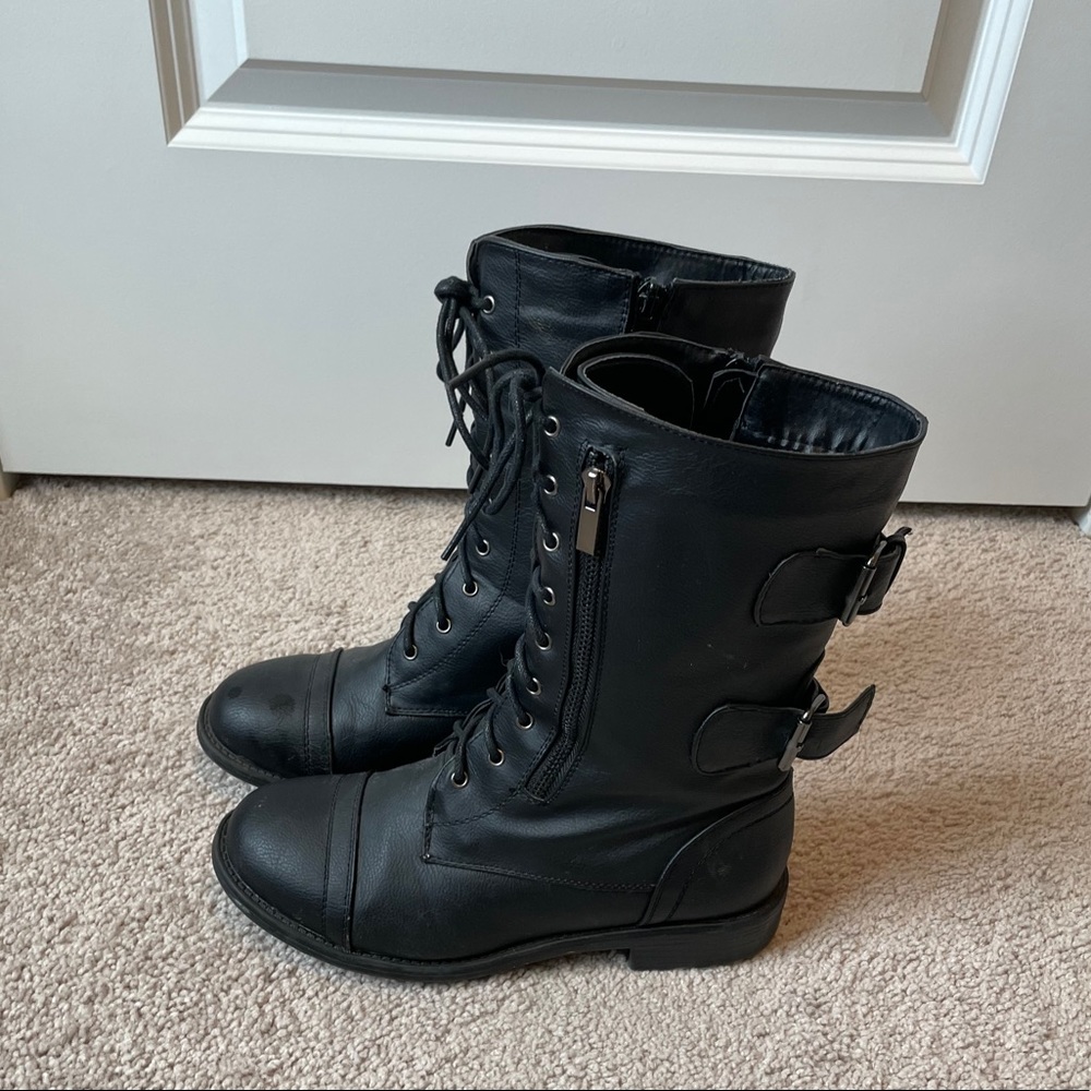 Black Combat Boots